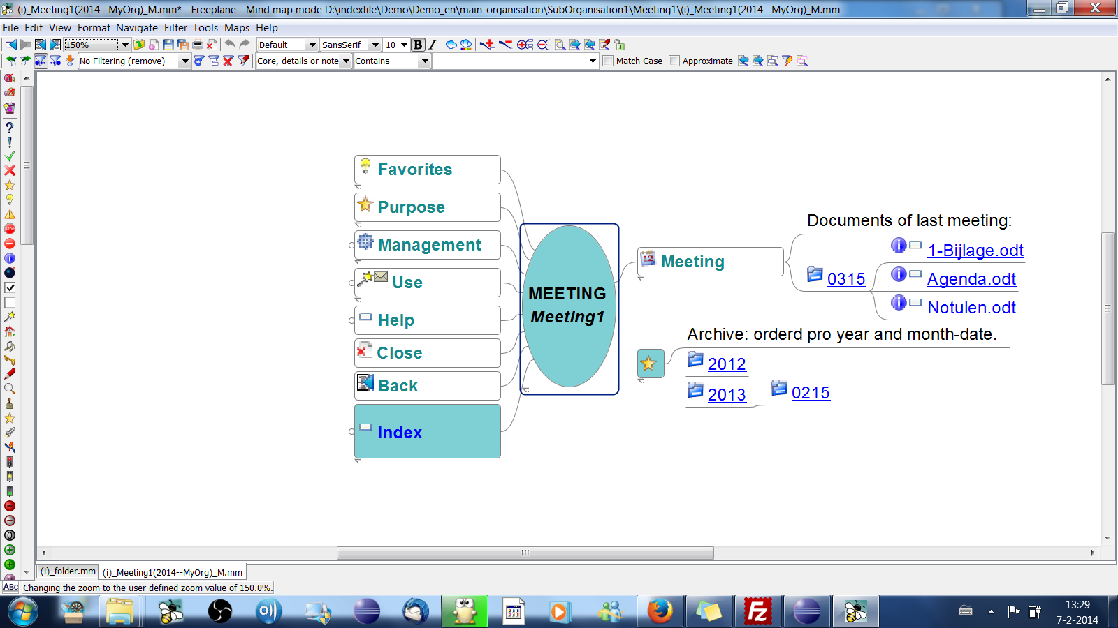 Fig.4 Meeting dashboard